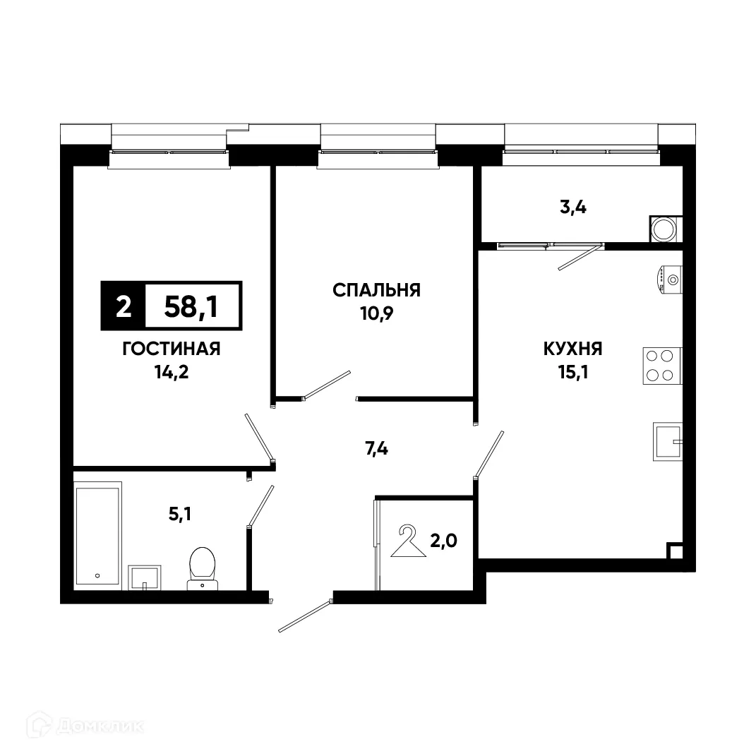 Фото квартиры в ЖК Основа