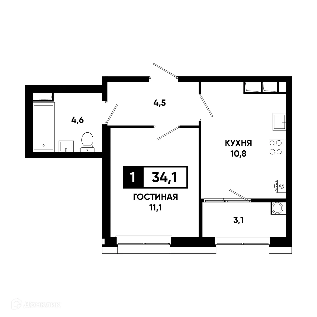 Фото квартиры в ЖК Основа