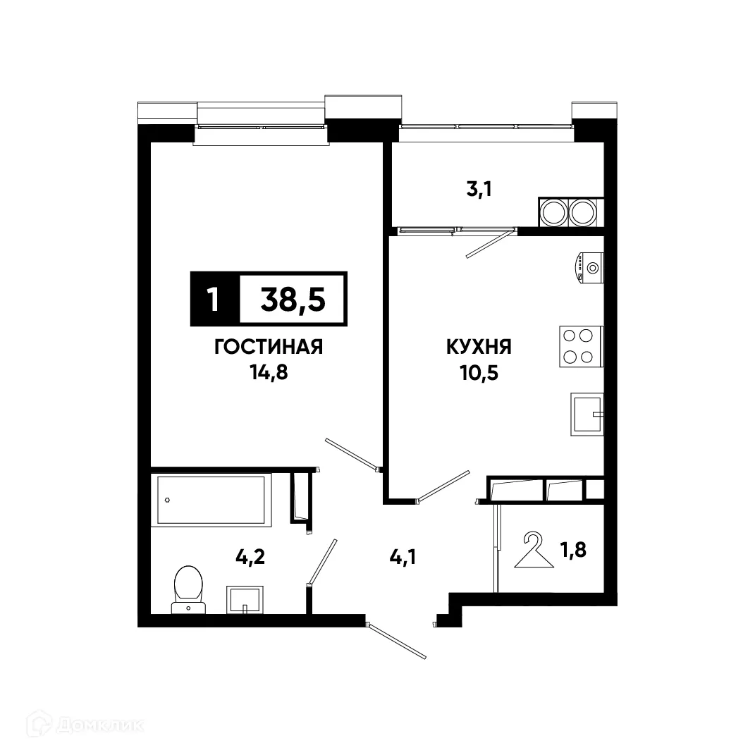 Фото квартиры в ЖК Основа