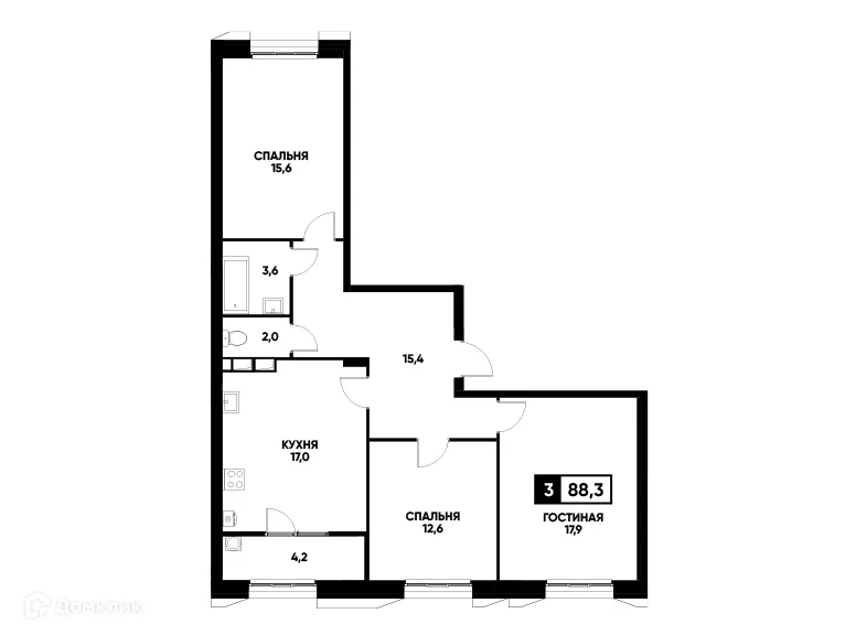 Фото квартиры в ЖК Основа