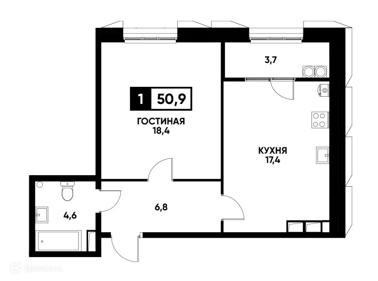 Фото квартиры в ЖК Основа