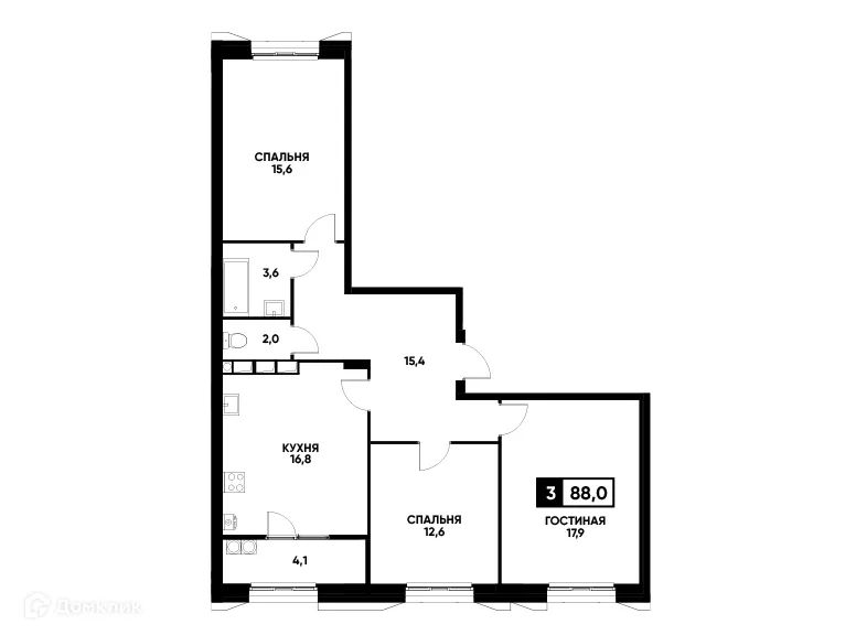 Фото квартиры в ЖК Основа