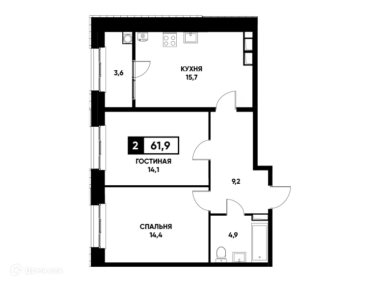 Фото квартиры в ЖК Основа