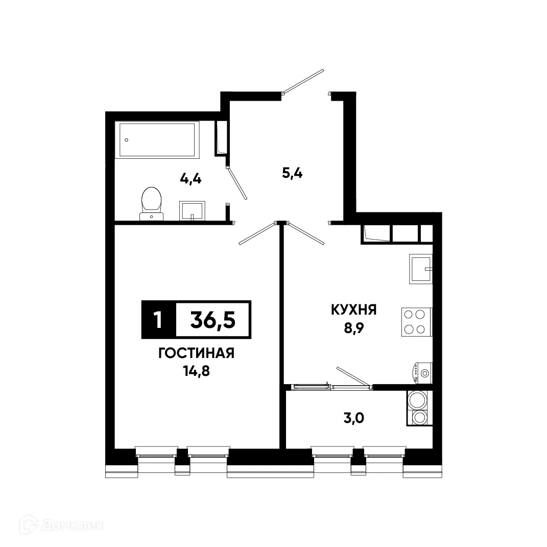 Фото квартиры в ЖК Основа