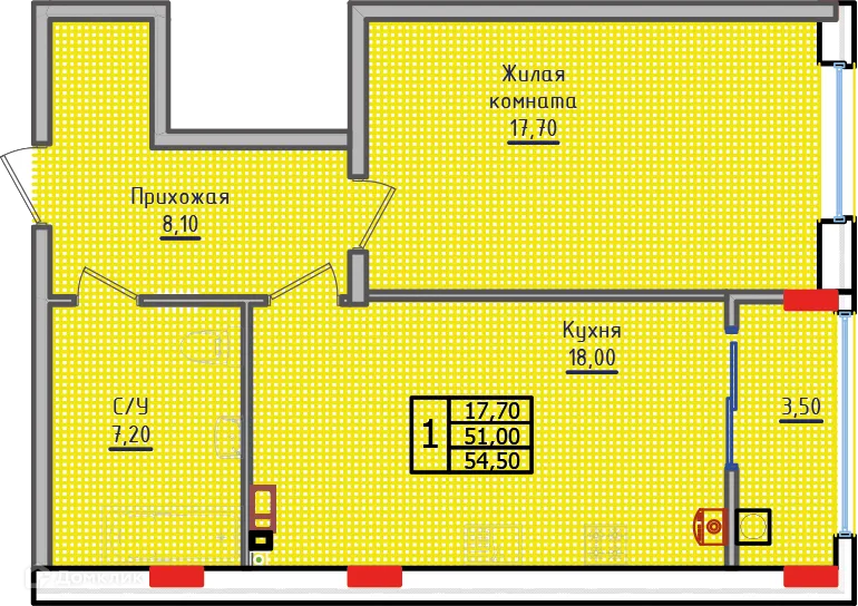Фото квартиры в ЖК "Суворов"