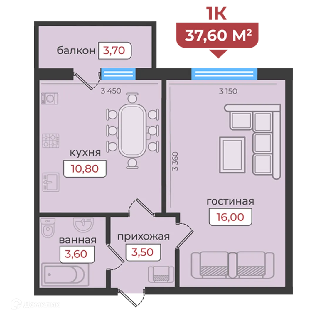 Фото квартиры в ЖК Европейский 5