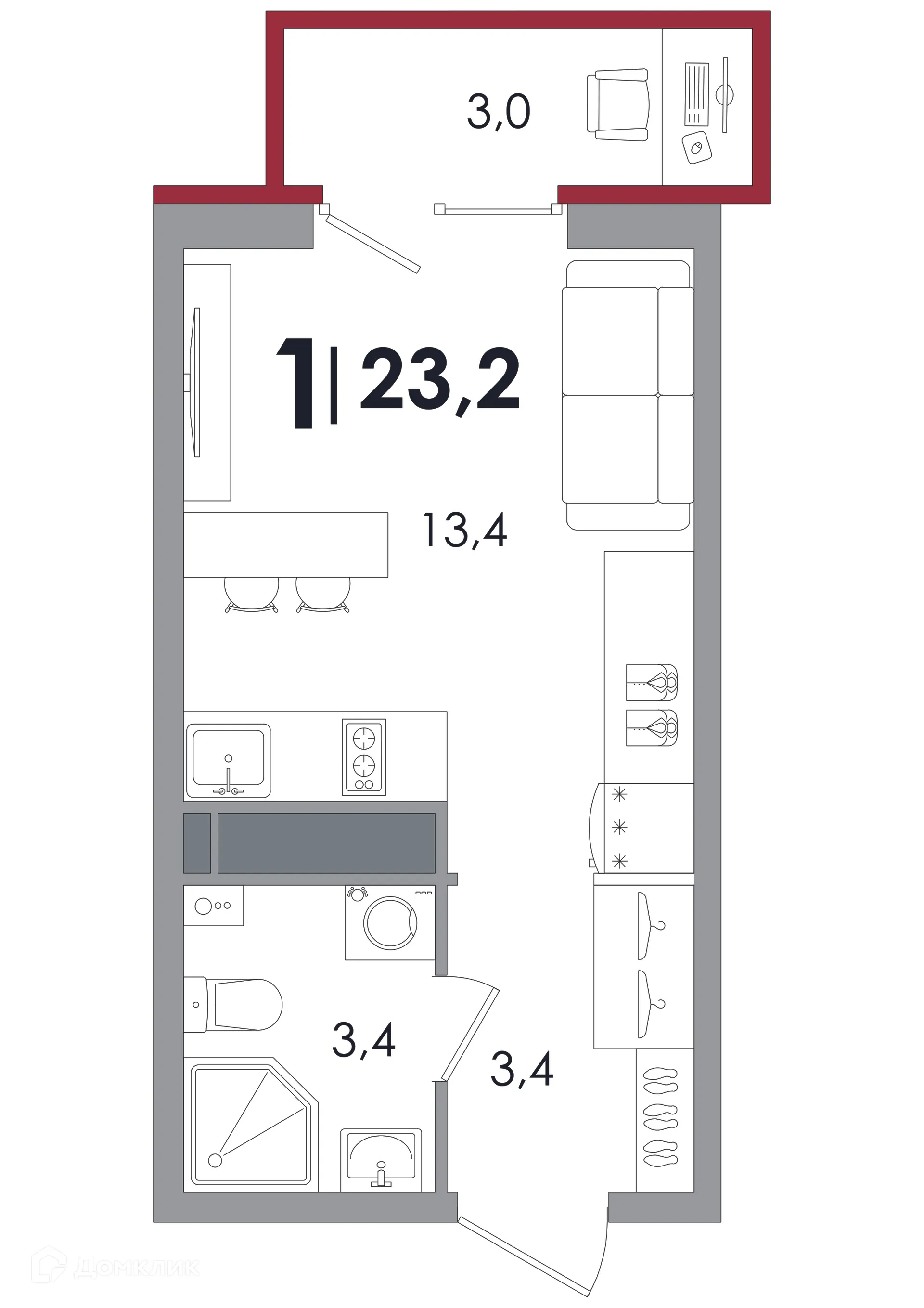 Фото квартиры в ЖК Южный