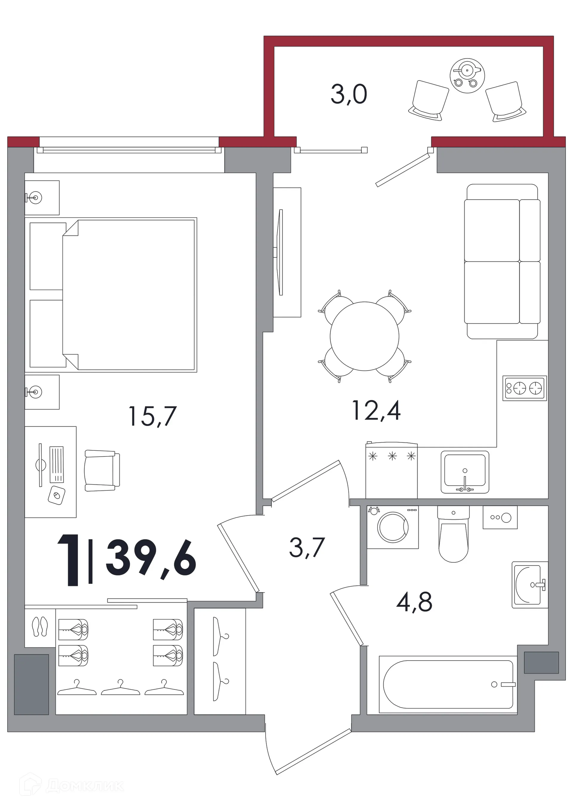 Фото квартиры в ЖК Южный