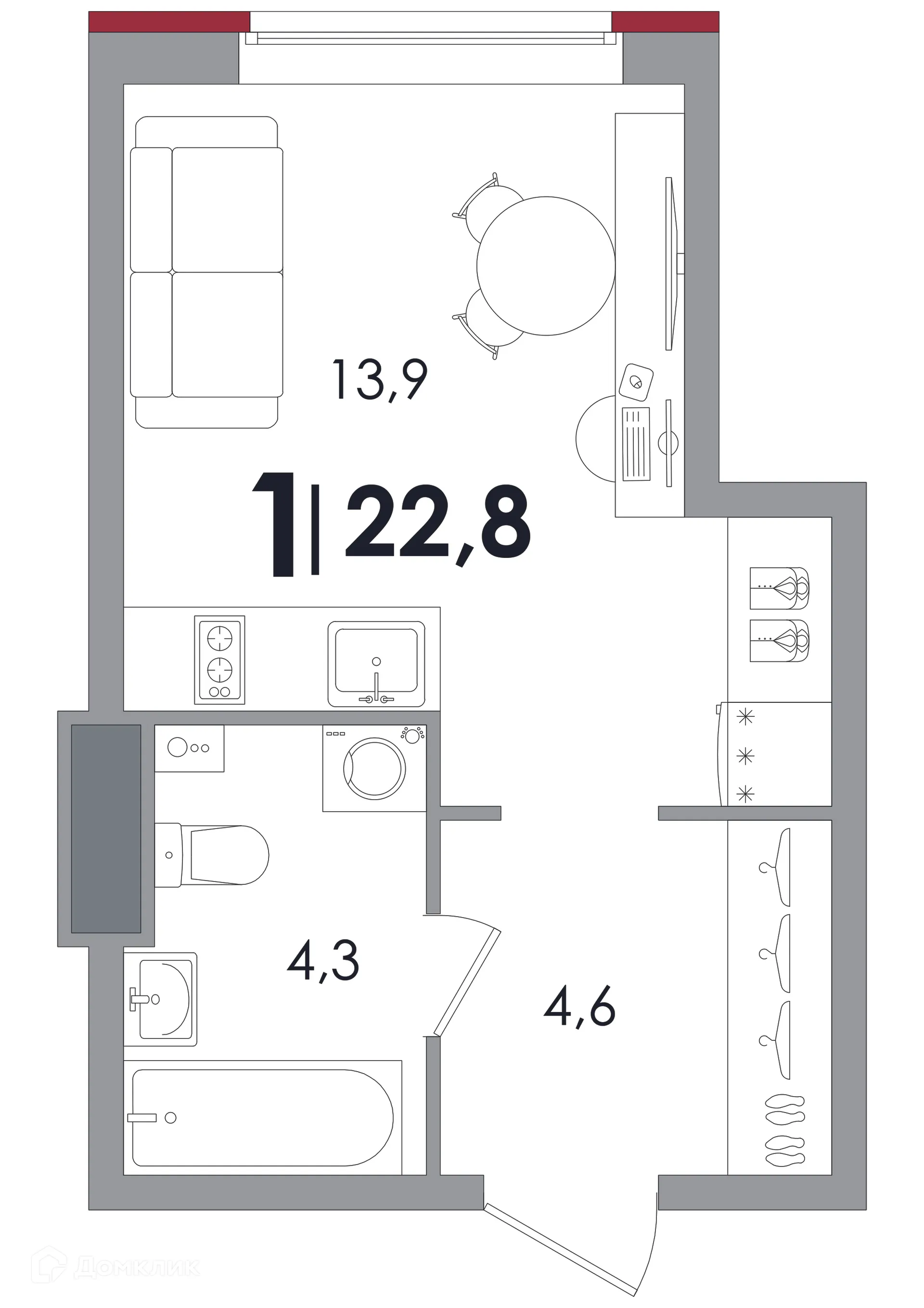 Фото квартиры в ЖК Южный