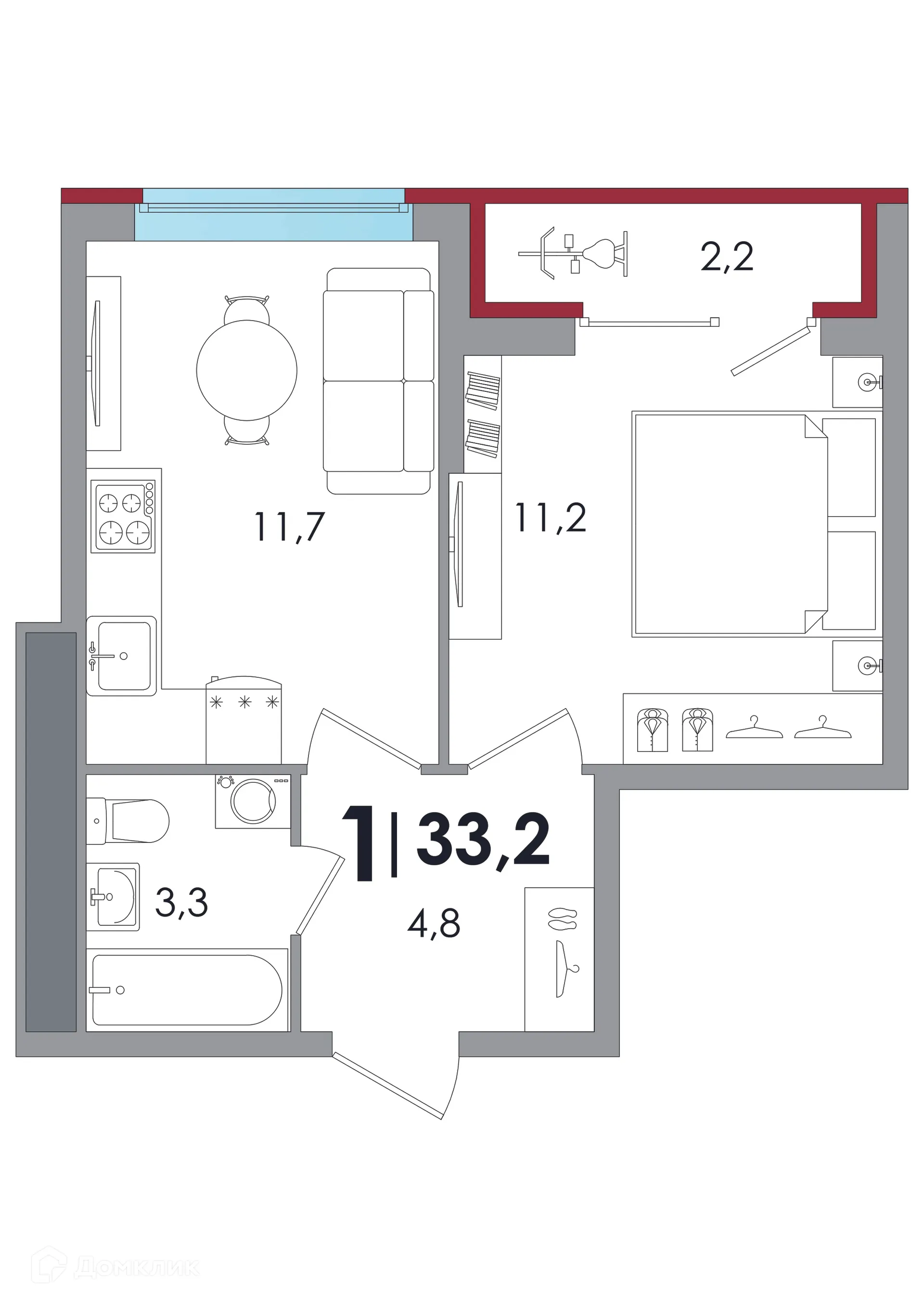 Фото квартиры в ЖК Южный