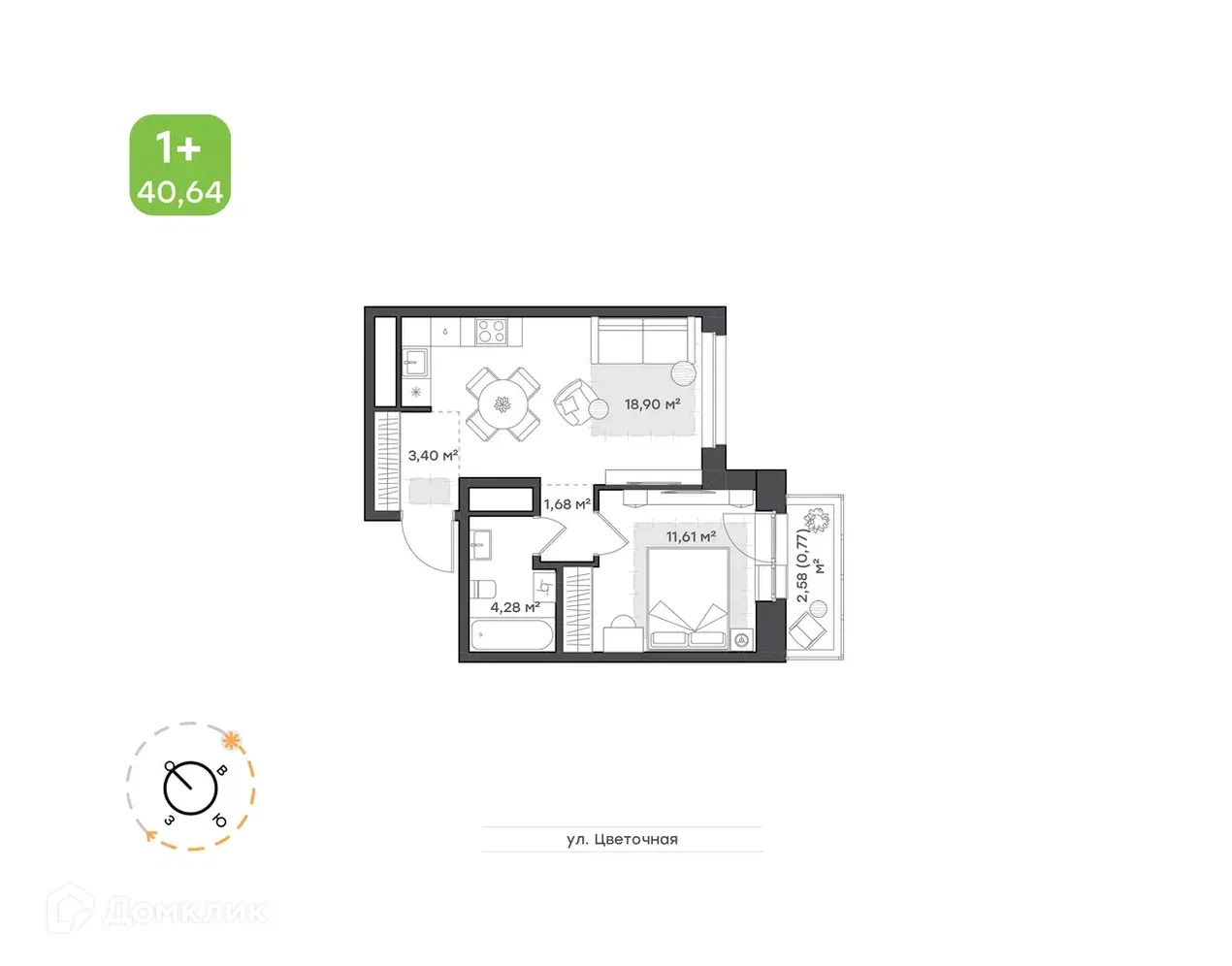 Фото квартиры в ЖК "Новая Тверь"