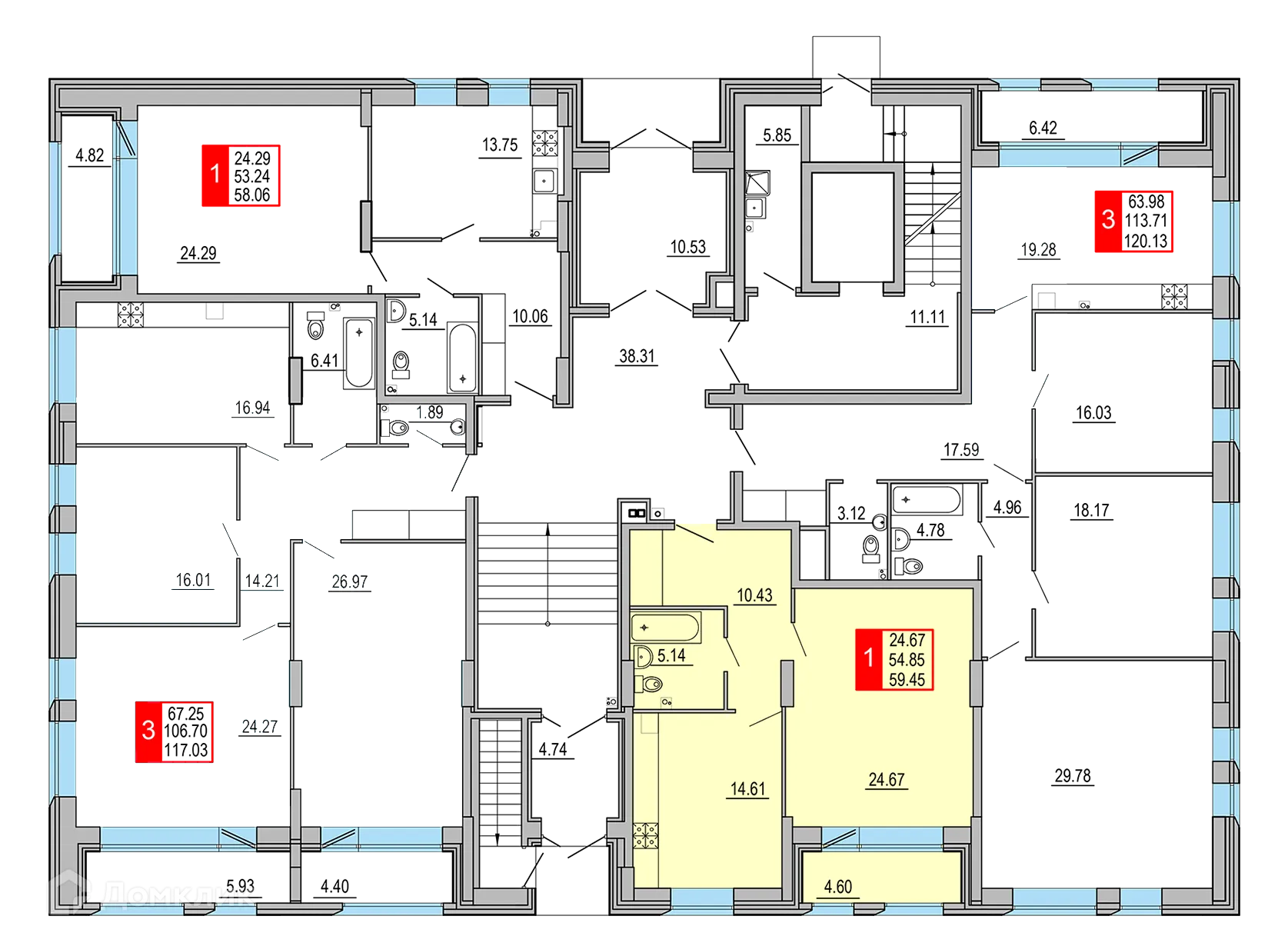 Фото квартиры в ЖК Заволжский Берег"
