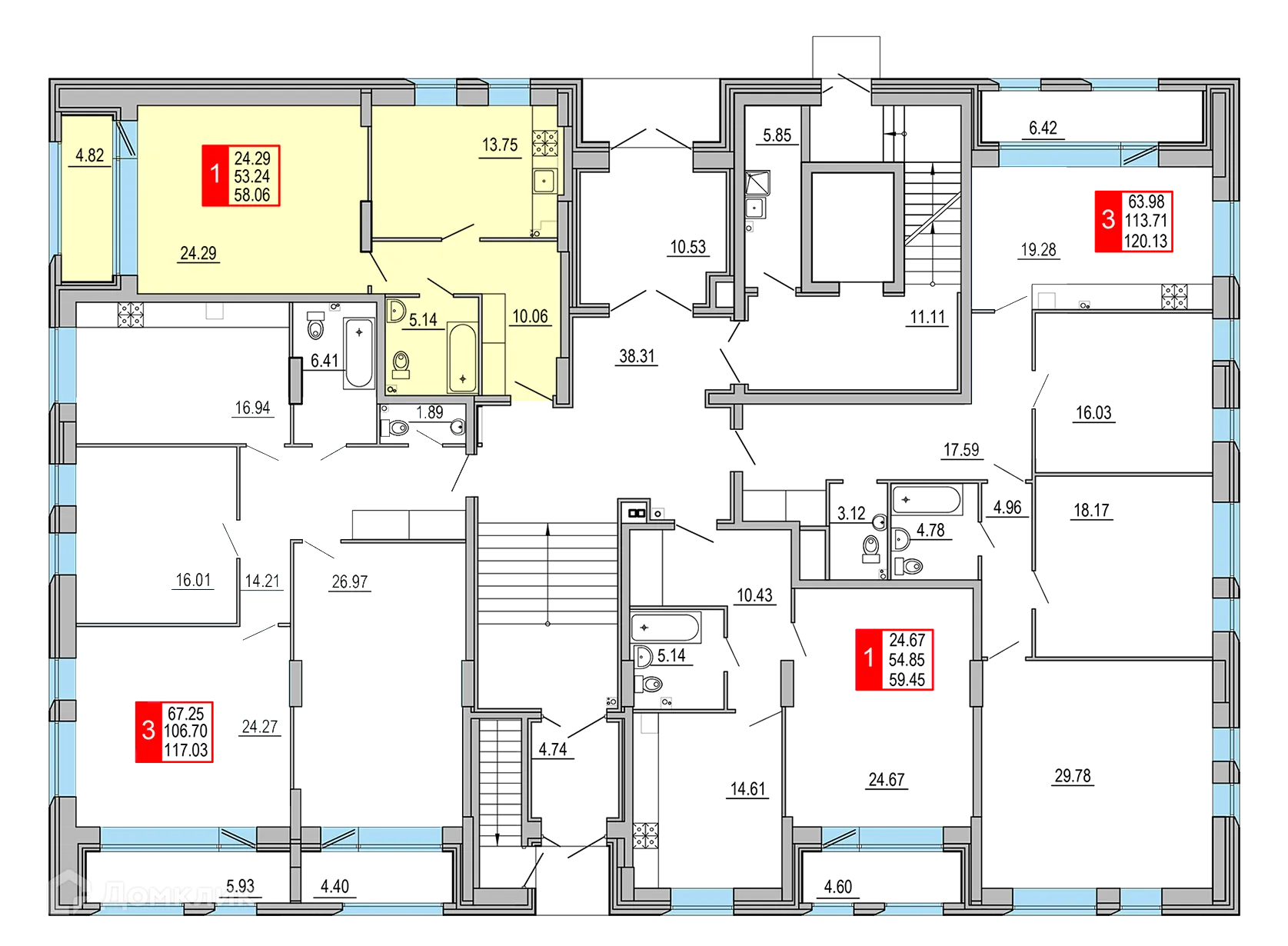Фото квартиры в ЖК Заволжский Берег"