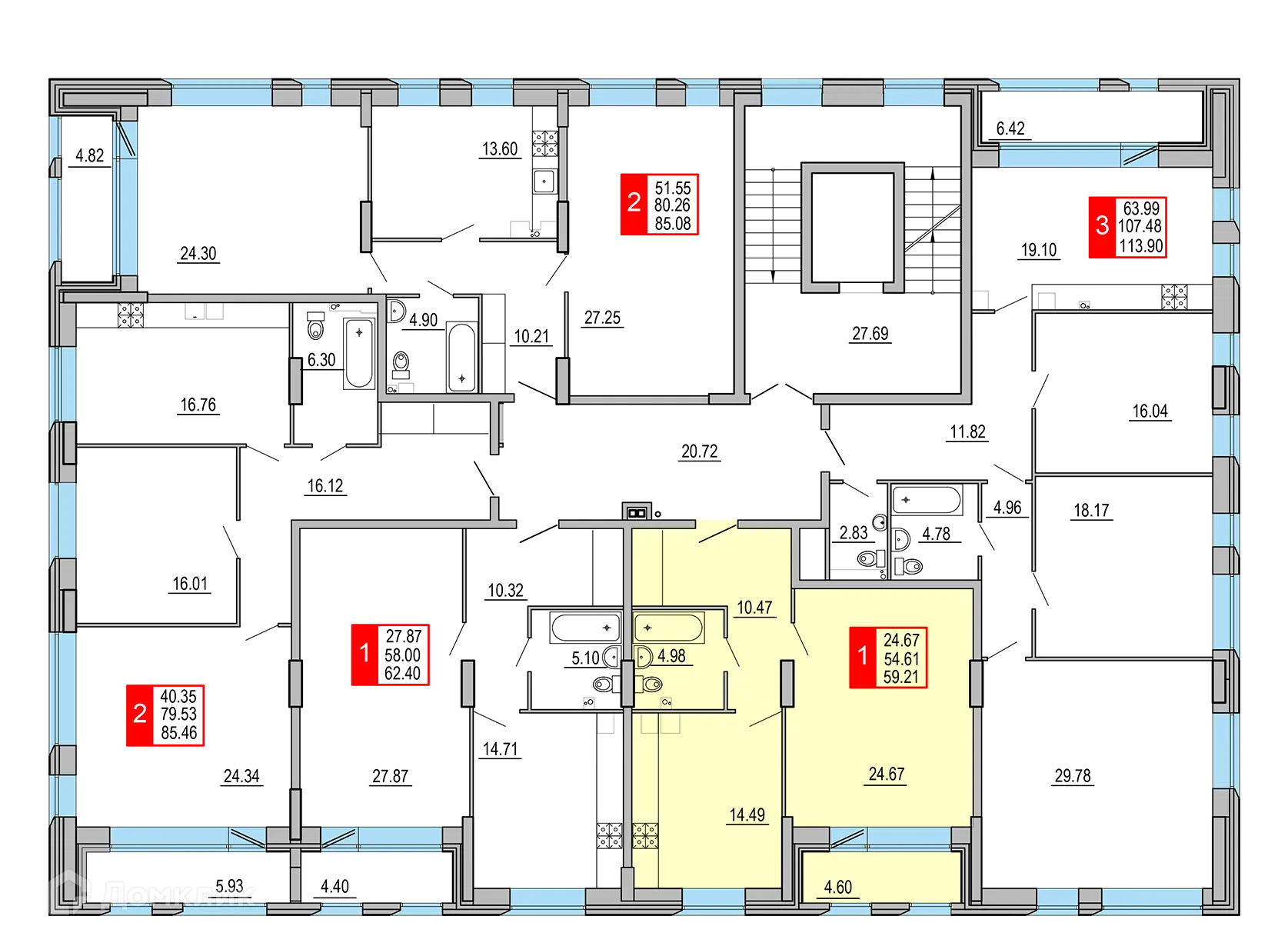Фото квартиры в ЖК Заволжский Берег"