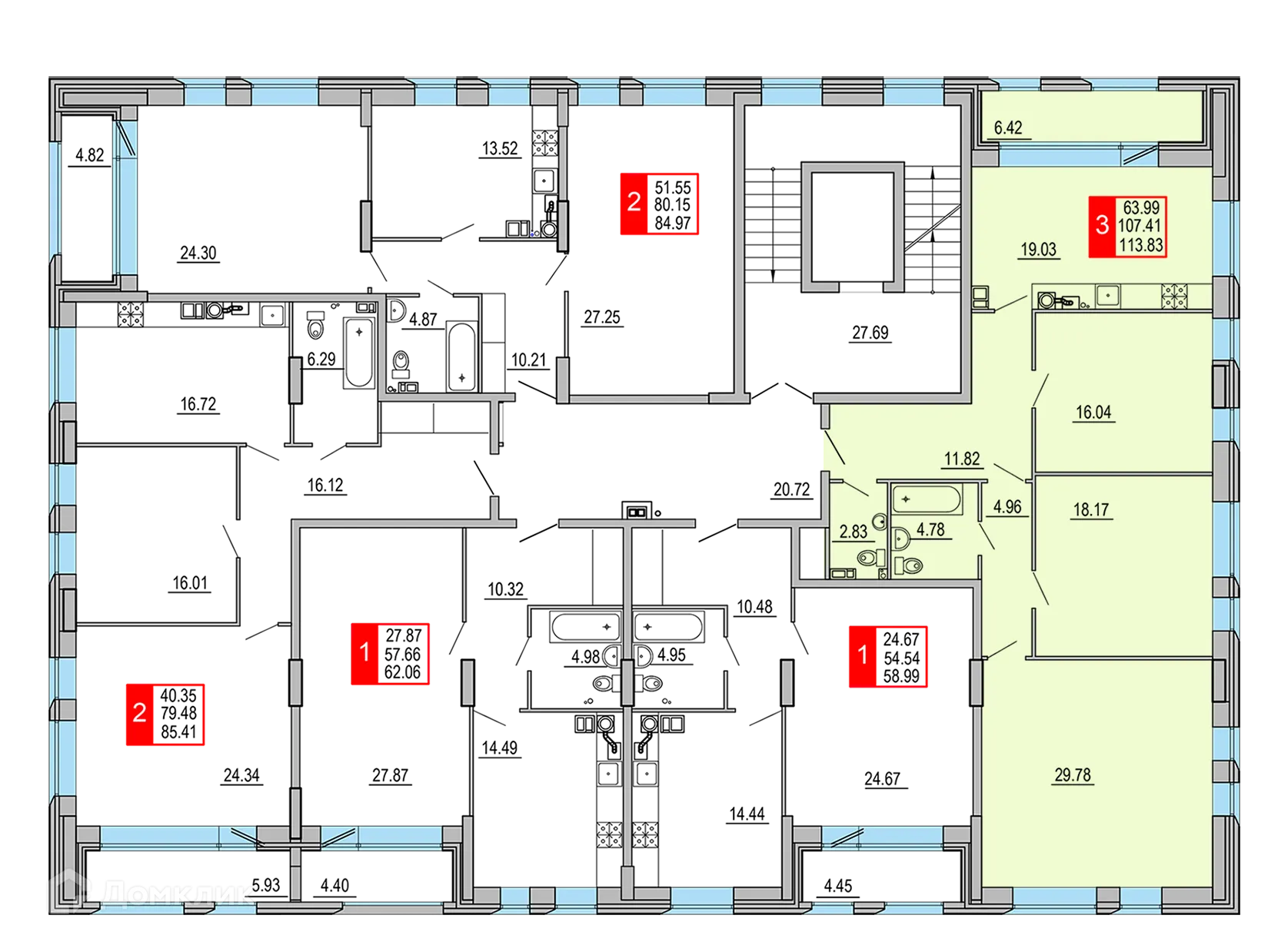 Фото квартиры в ЖК Заволжский Берег"