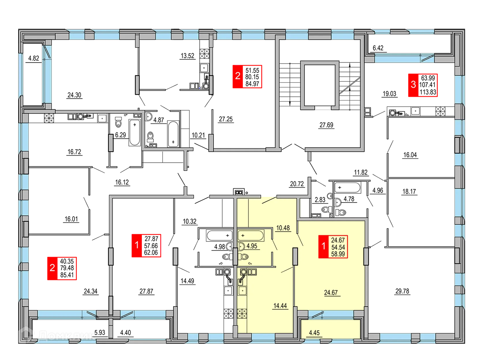 Фото квартиры в ЖК Заволжский Берег"