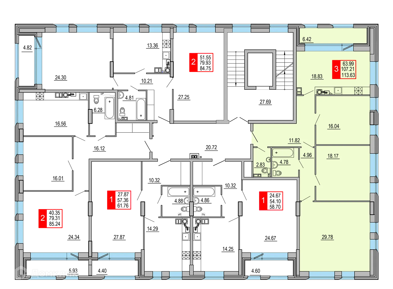 Фото квартиры в ЖК Заволжский Берег"
