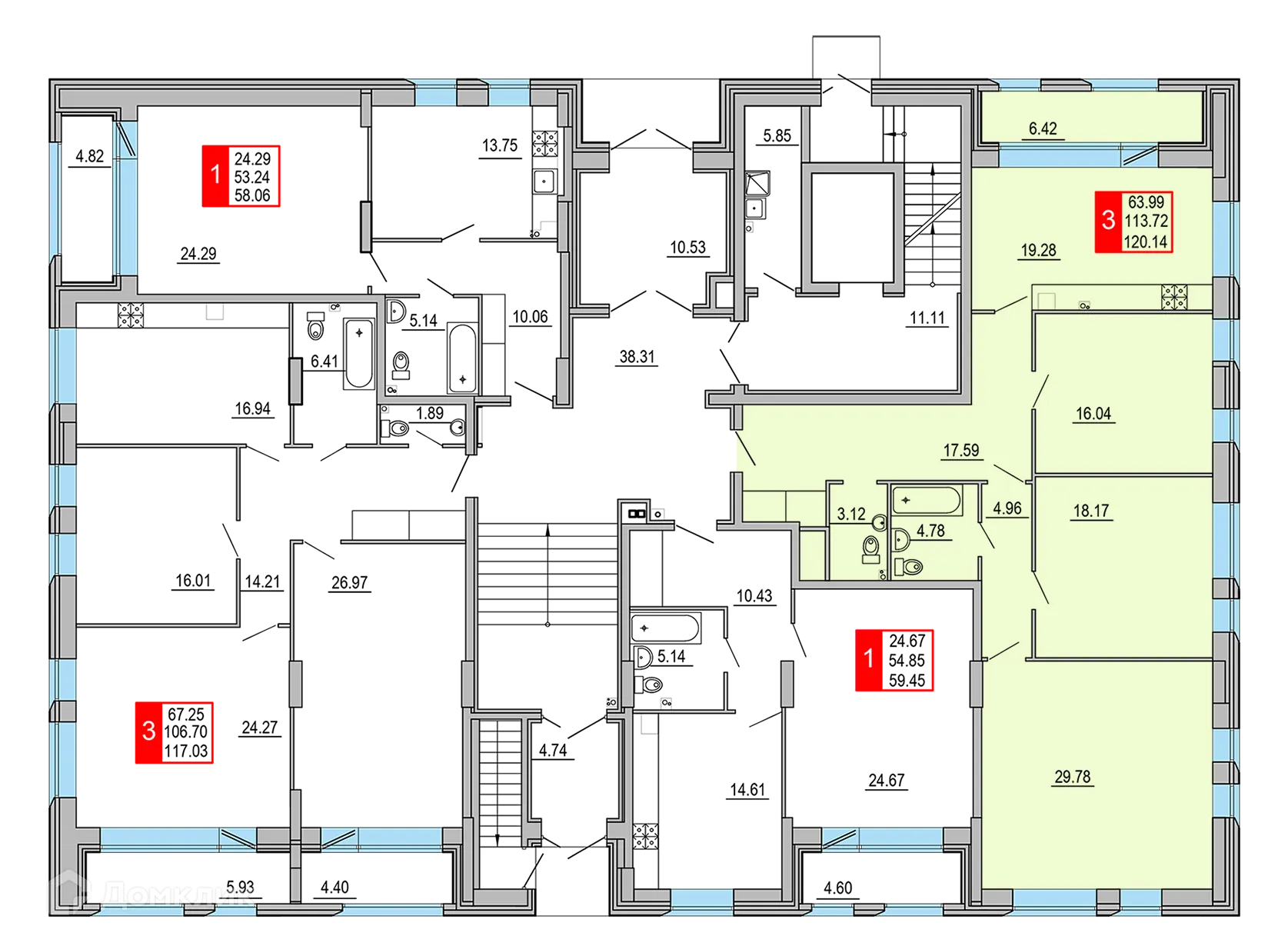 Фото квартиры в ЖК Заволжский Берег"