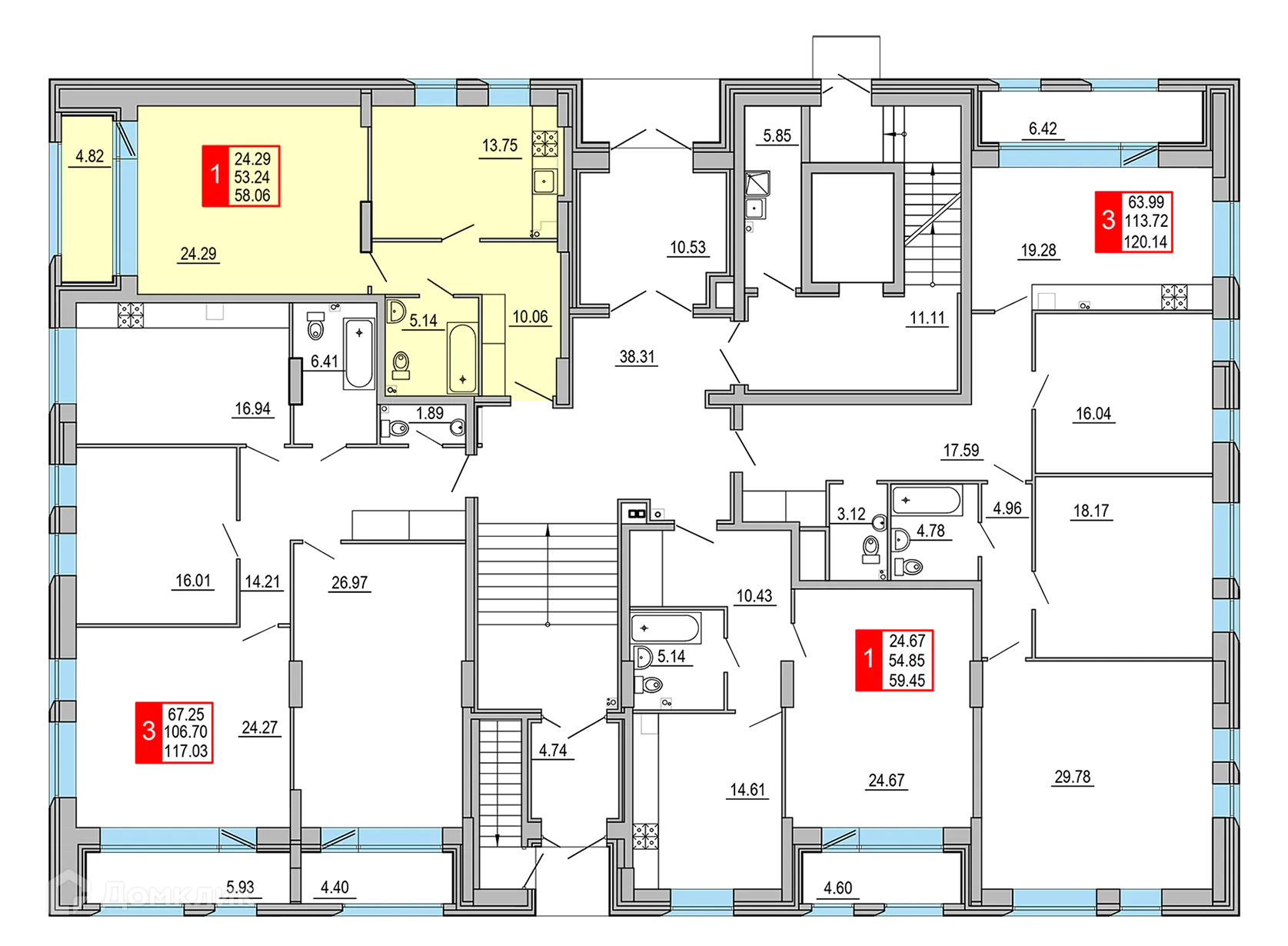 Фото квартиры в ЖК Заволжский Берег"