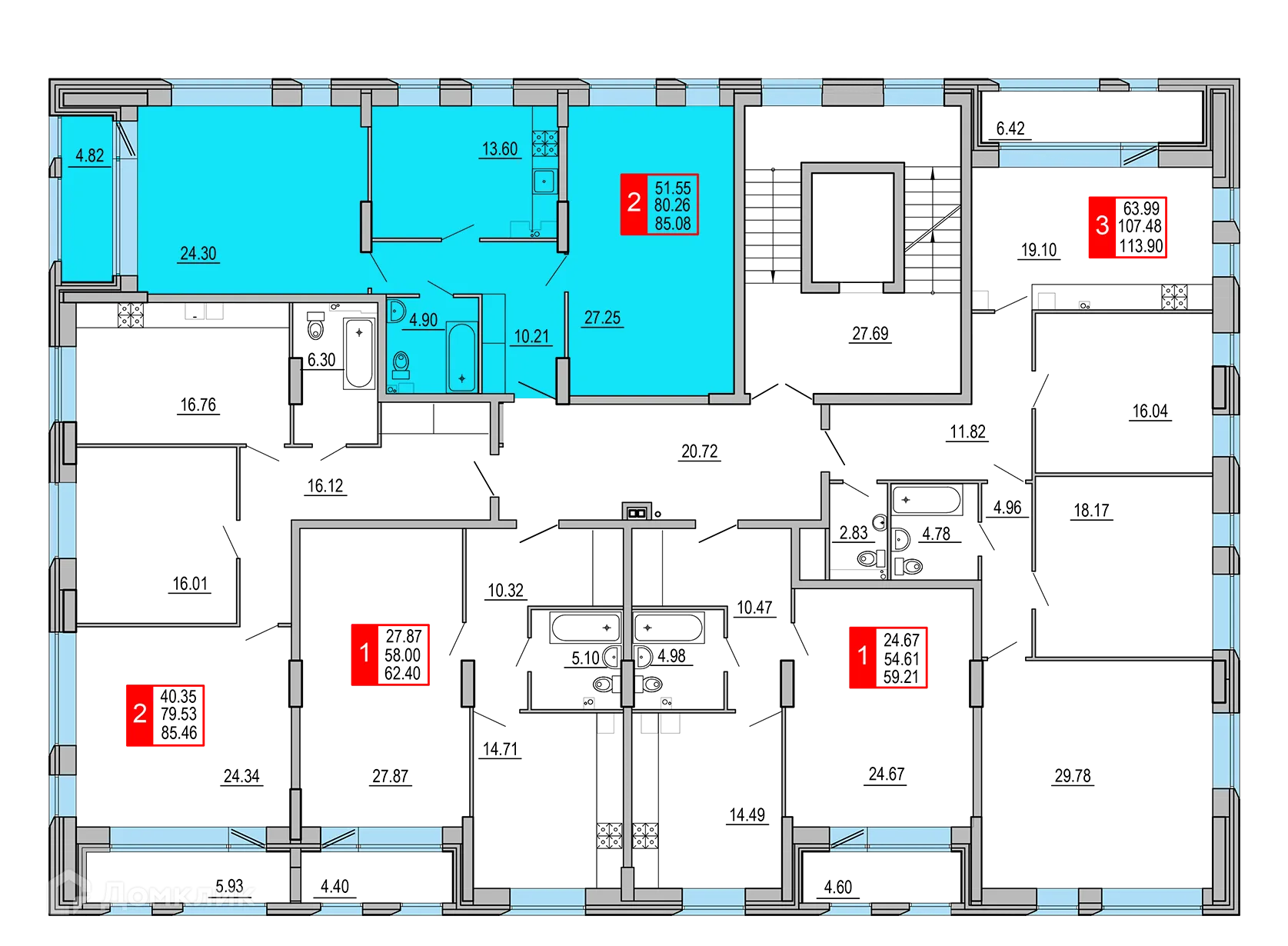 Фото квартиры в ЖК Заволжский Берег"
