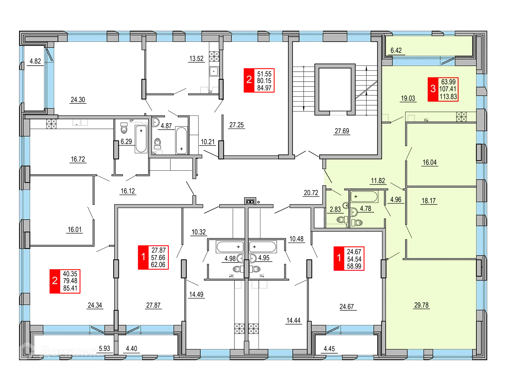 Фото квартиры в ЖК Заволжский Берег"