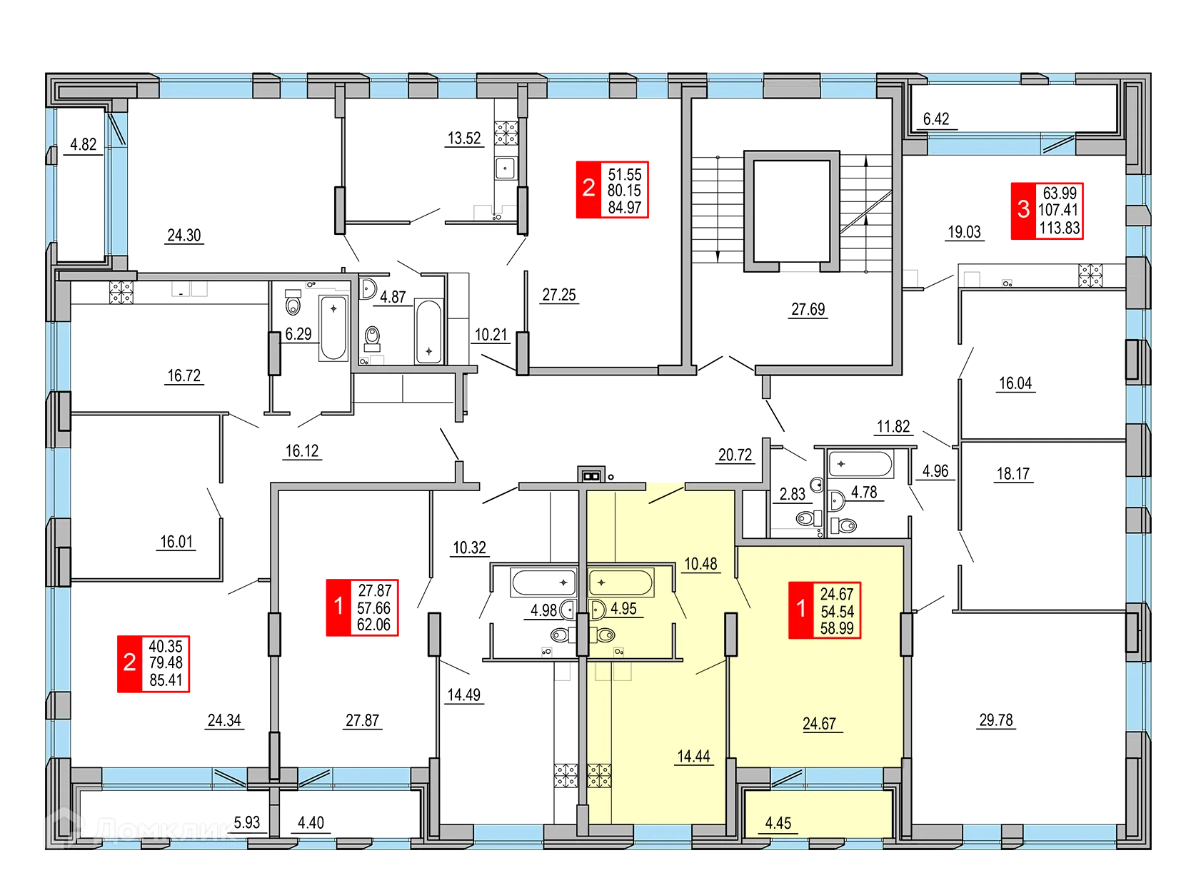 Фото квартиры в ЖК Заволжский Берег"