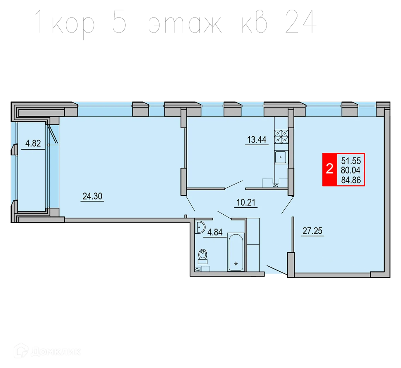 Фото квартиры в ЖК Заволжский Берег"