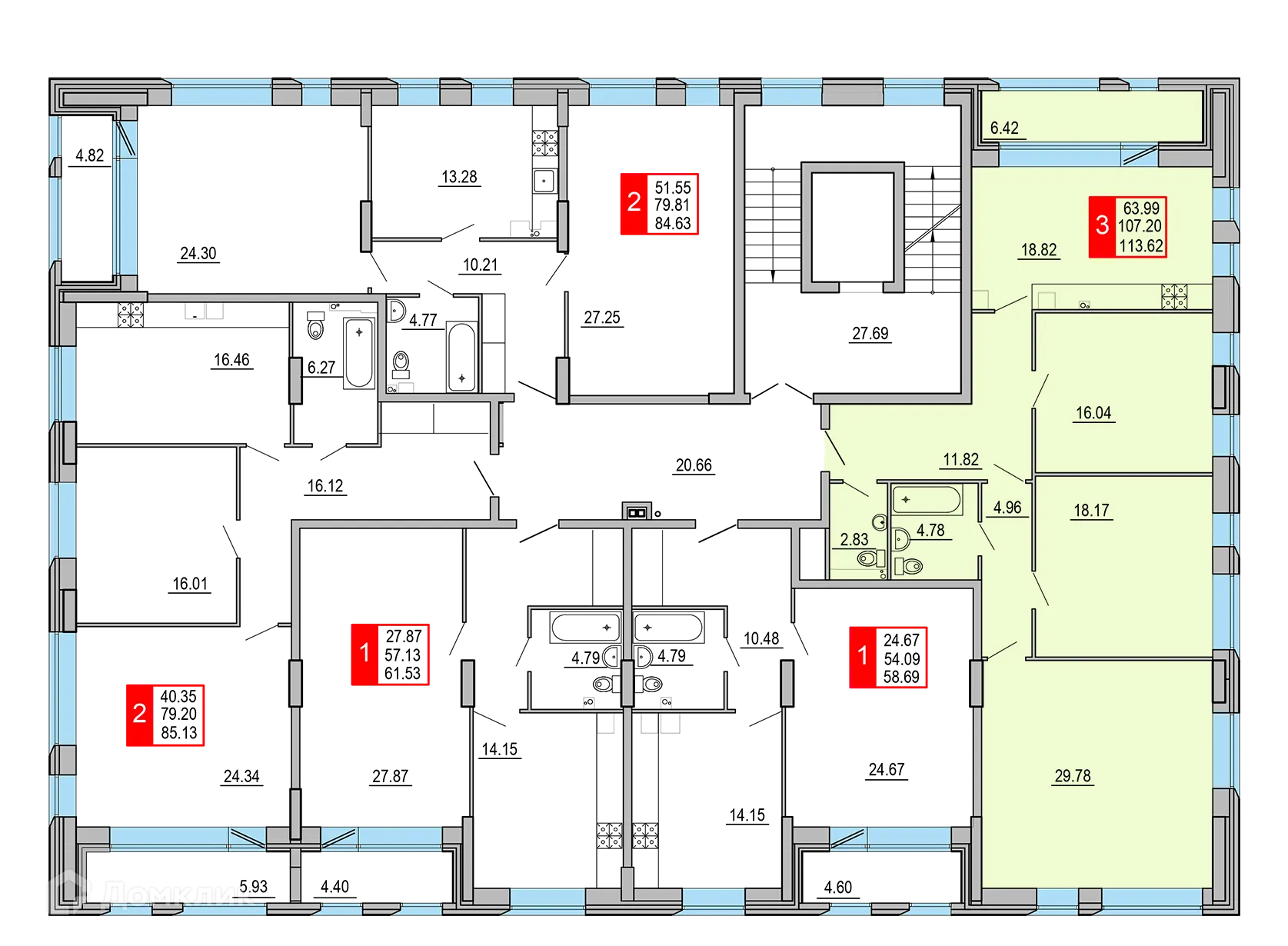 Фото квартиры в ЖК Заволжский Берег"