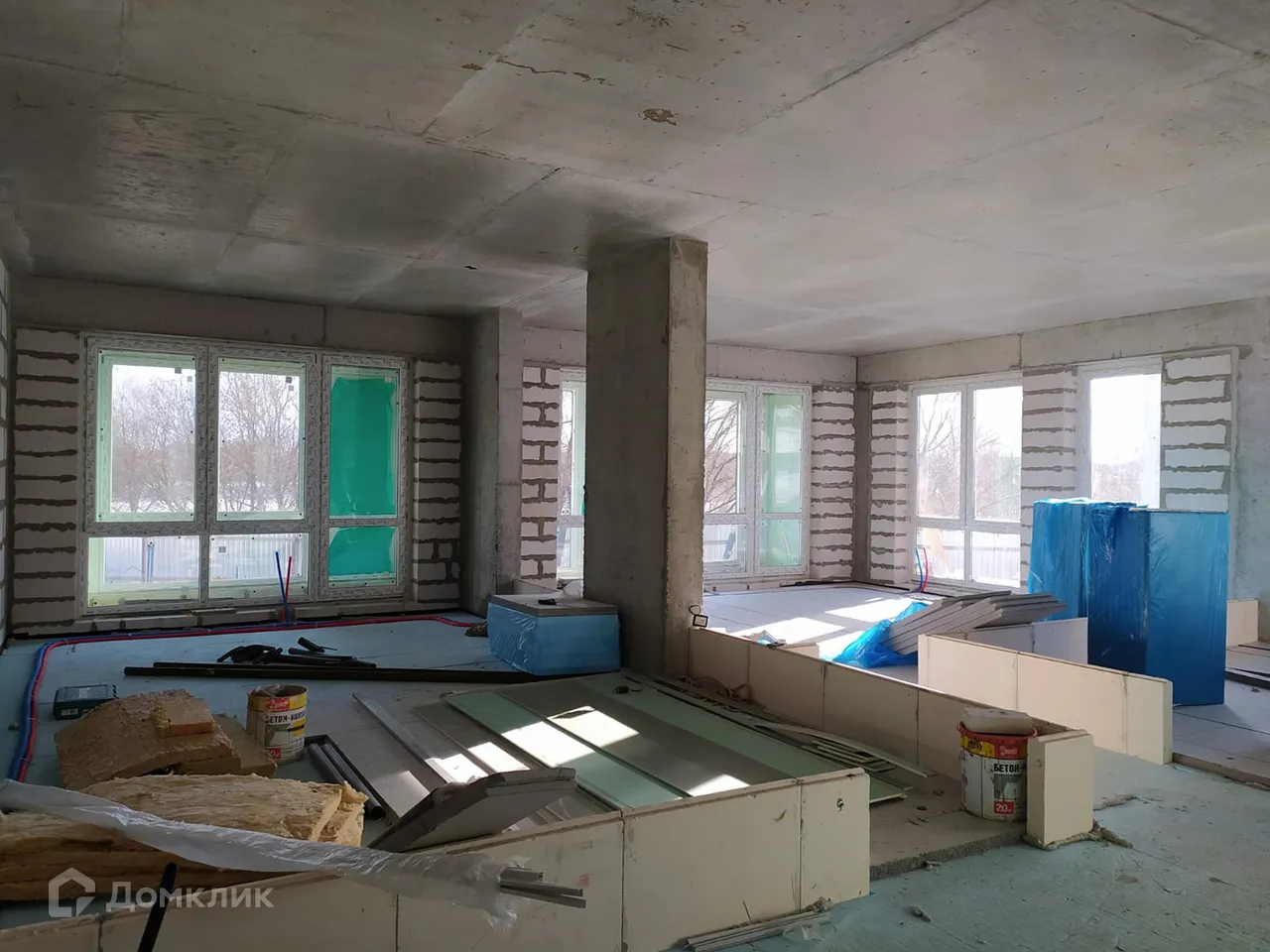 Планировка 3-комнатной квартиры 117.02 м² в ЖК Заволжский Берег", г. Тверь — фото 8