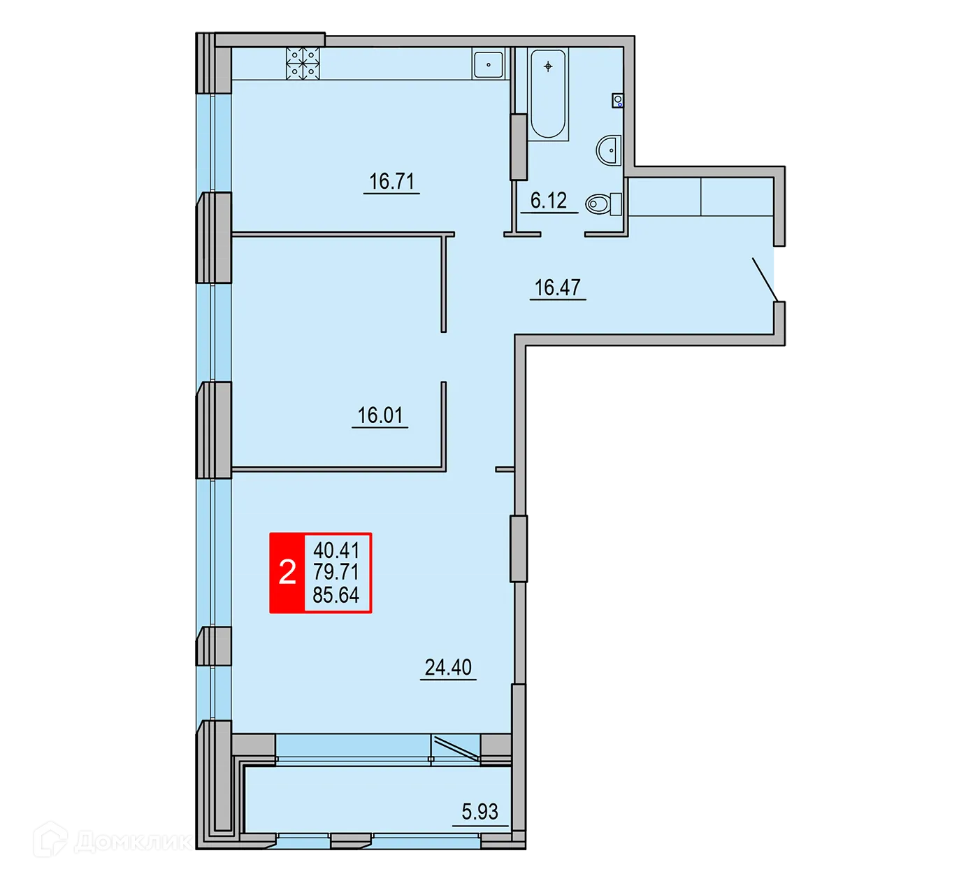 Фото квартиры в ЖК Заволжский Берег"