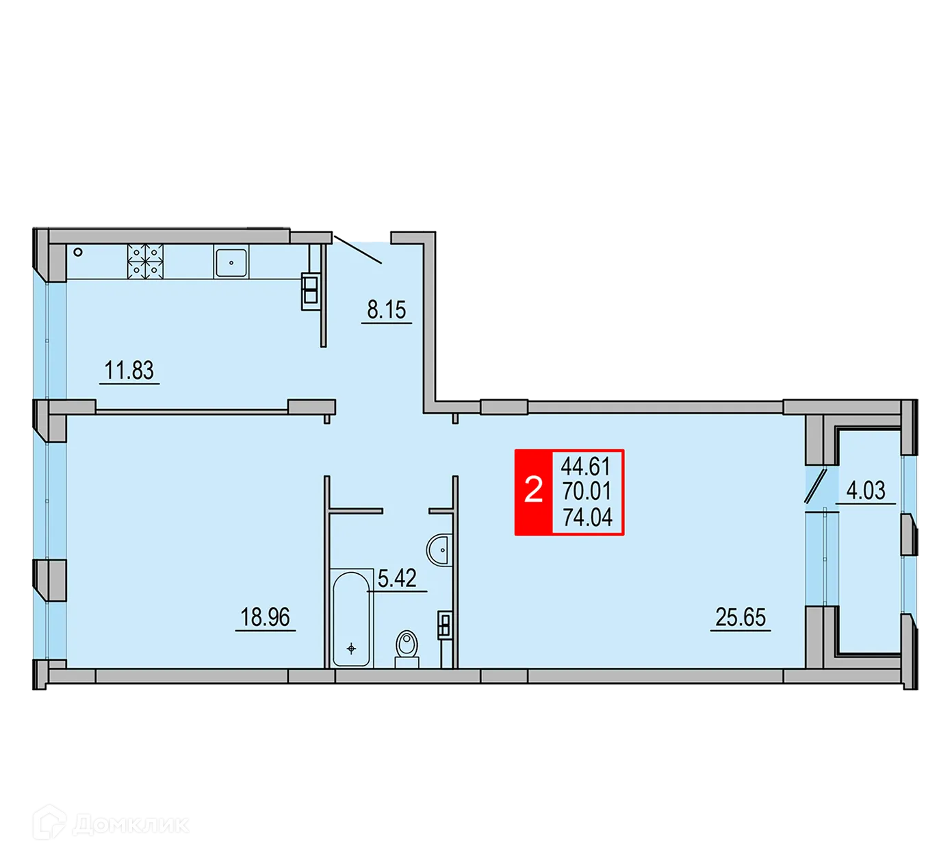 Фото квартиры в ЖК Заволжский Берег"