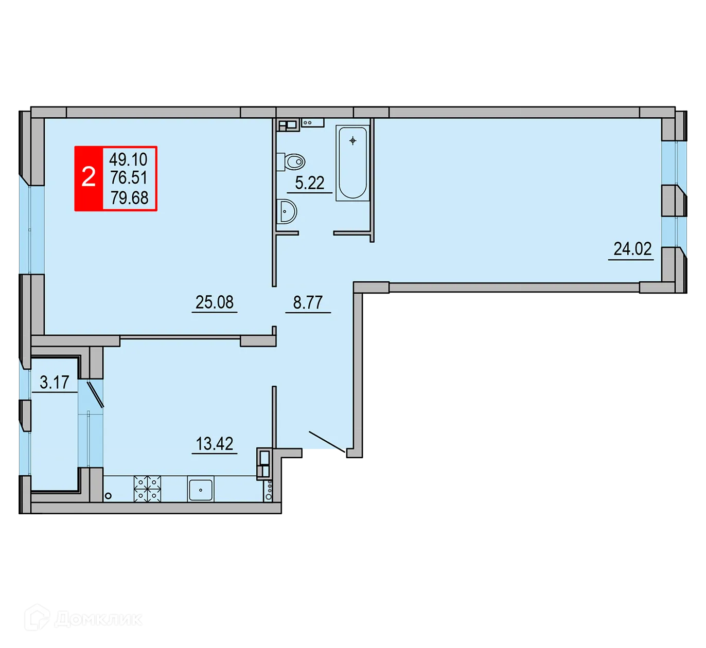 Фото квартиры в ЖК Заволжский Берег"