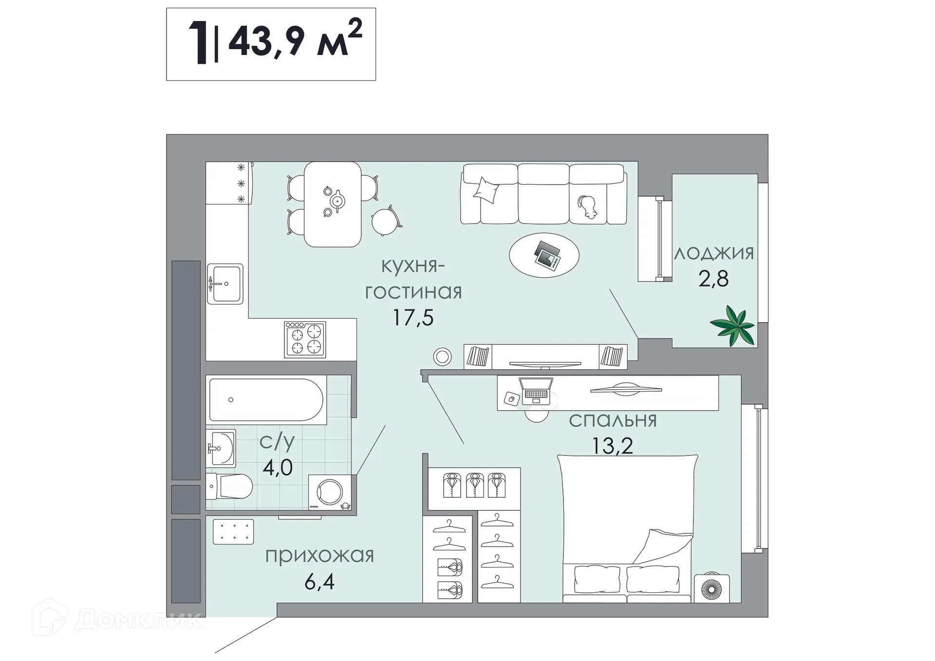 Фото квартиры в ЖК ТОТ