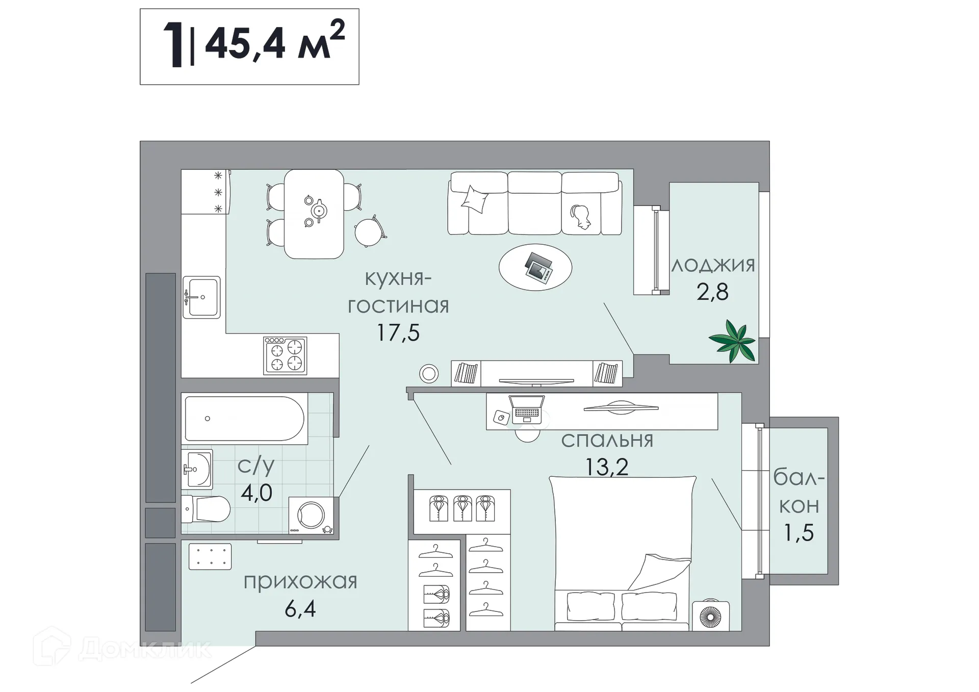 Фото квартиры в ЖК ТОТ