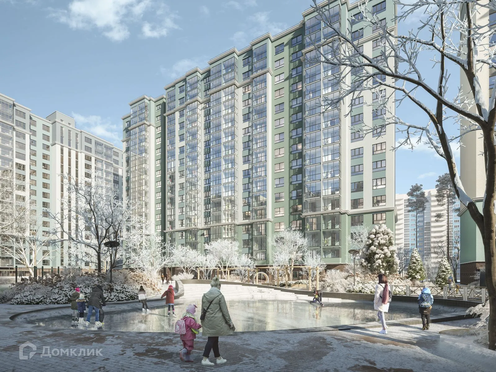 Планировка 1-комнатной квартиры 45.3 м² в ЖК "Botanica (Ботаника)", г. Тверь — фото 6