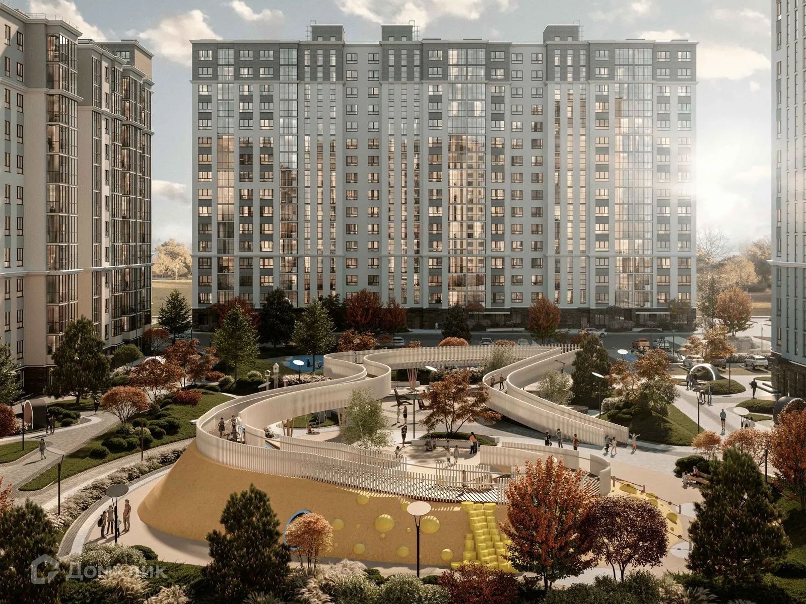 Планировка 2-комнатной квартиры 65.21 м² в ЖК "Botanica (Ботаника)", г. Тверь — фото 6