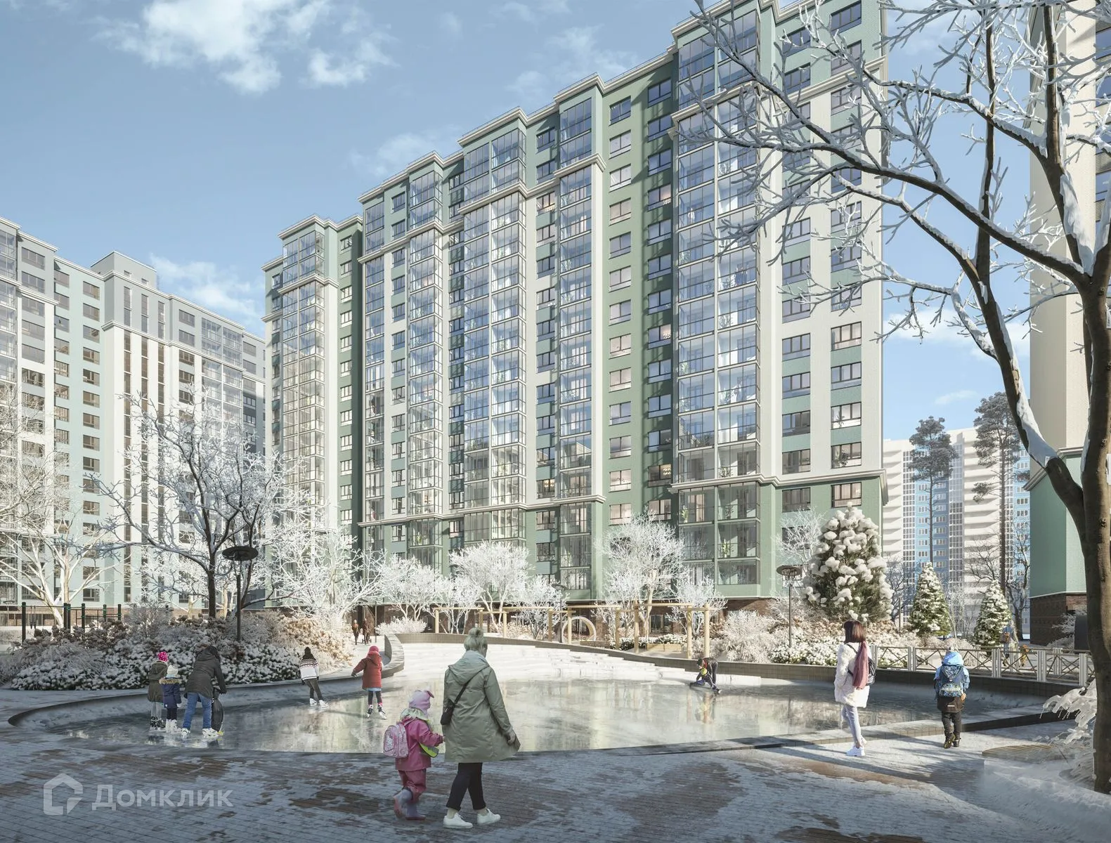 Планировка 2-комнатной квартиры 65.21 м² в ЖК "Botanica (Ботаника)", г. Тверь — фото 7