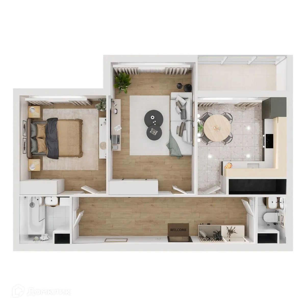 Фото квартиры в ЖК "Botanica (Ботаника)"