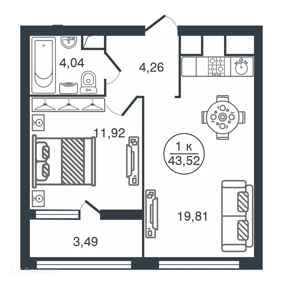 Фото квартиры в ЖК "Botanica (Ботаника)"