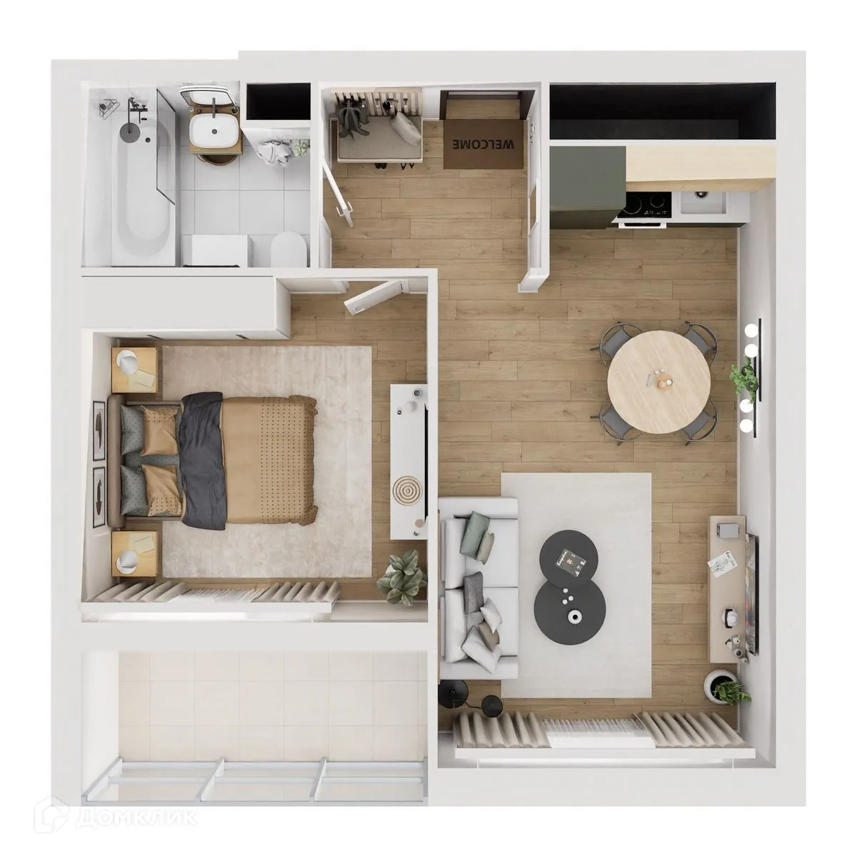 Фото квартиры в ЖК "Botanica (Ботаника)"