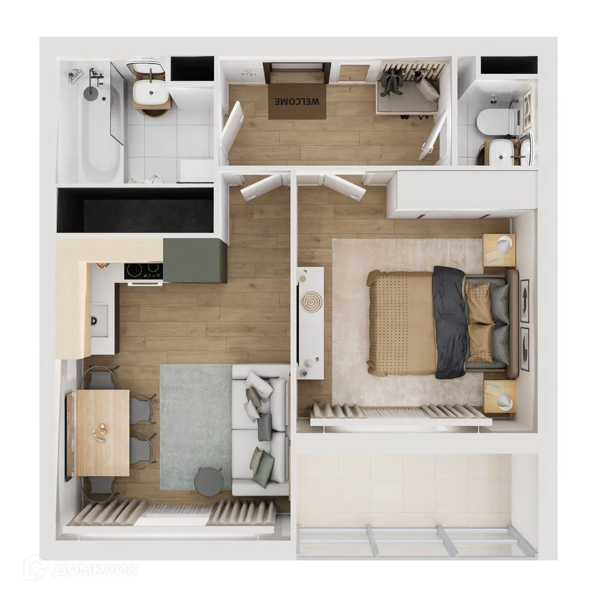 Фото квартиры в ЖК "Botanica (Ботаника)"