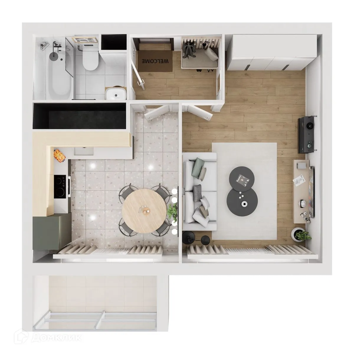 Фото квартиры в ЖК "Botanica (Ботаника)"