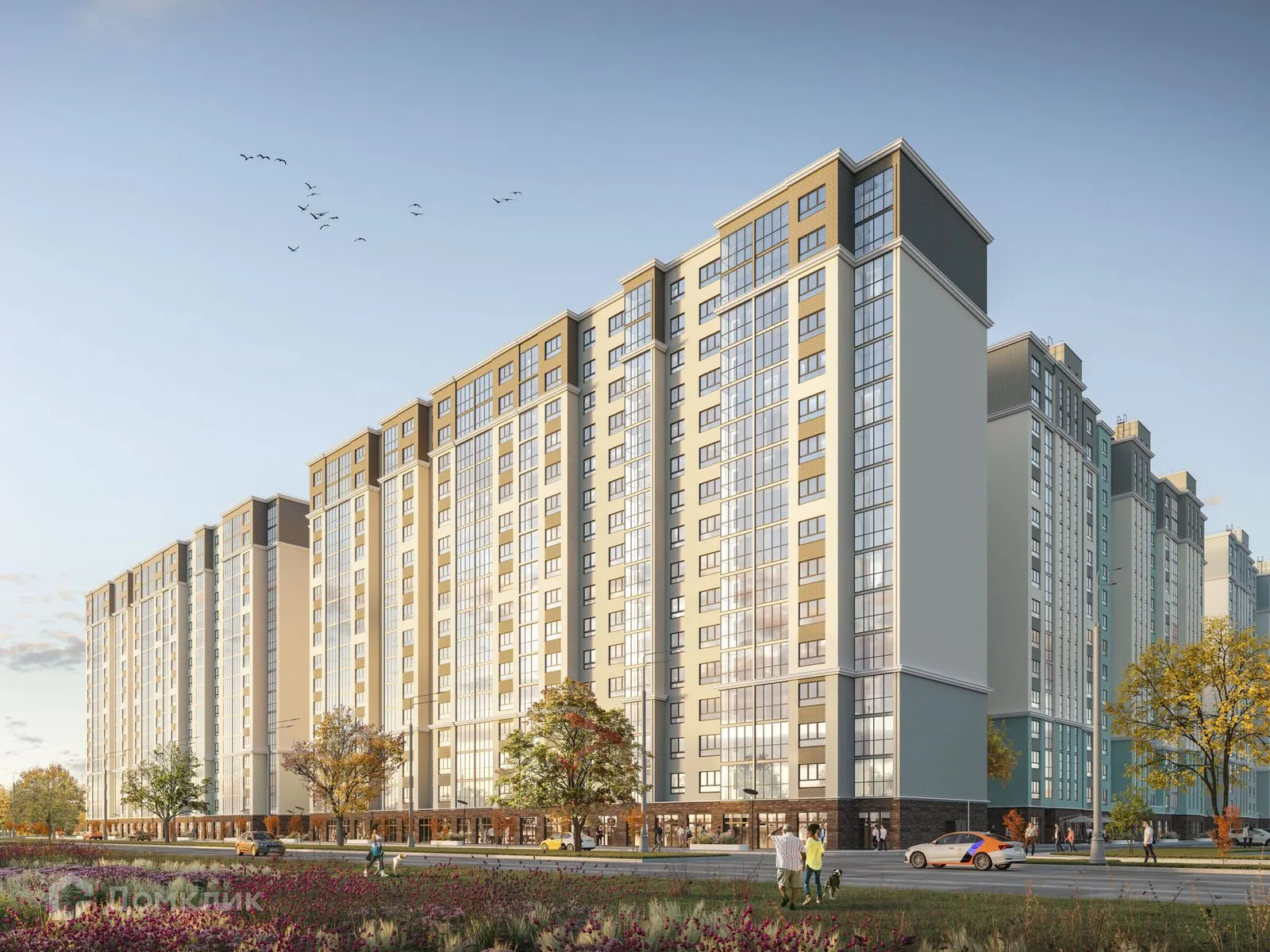 Планировка 1-комнатной квартиры 43.37 м² в ЖК "Botanica (Ботаника)", г. Тверь — фото 11