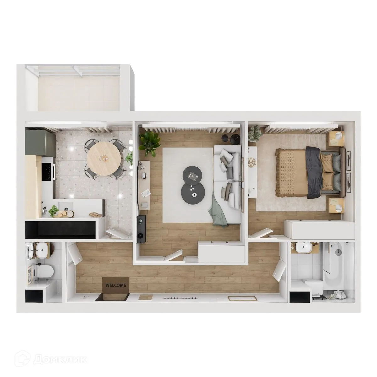 Фото квартиры в ЖК "Botanica (Ботаника)"