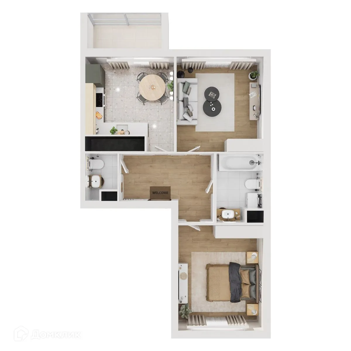 Фото квартиры в ЖК "Botanica (Ботаника)"