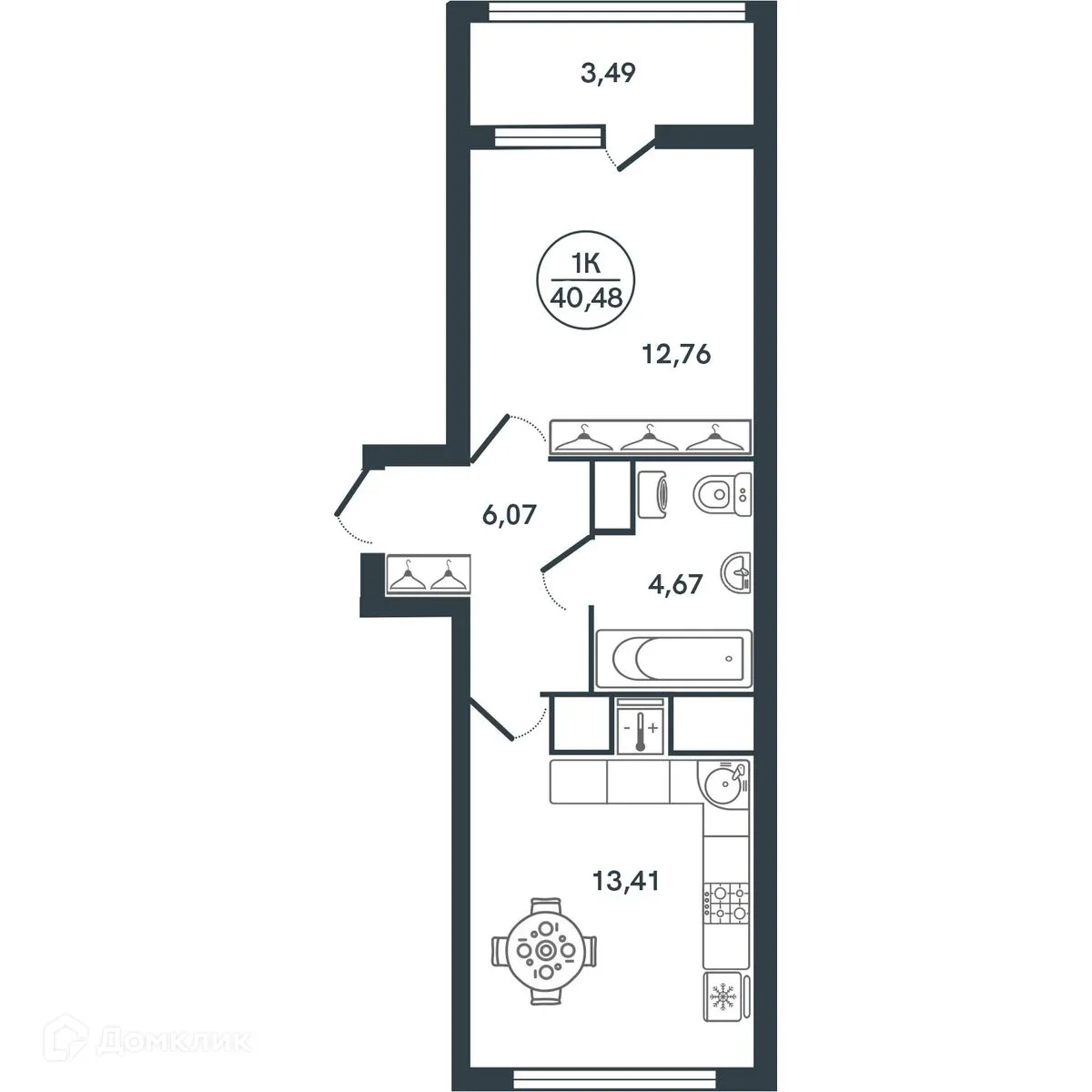 Фото квартиры в ЖК "Botanica (Ботаника)"