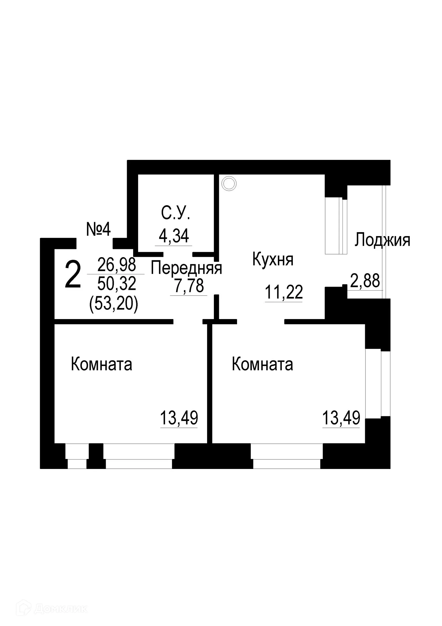Фото квартиры в ЖК по ул. Мичурина, д. 34/25