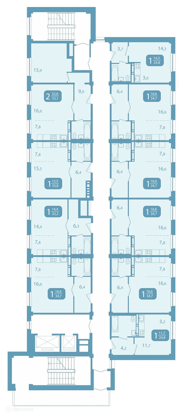 Фото квартиры в ЖК "Зеленые горки"