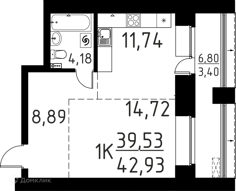 Фото квартиры в ЖК Лучи