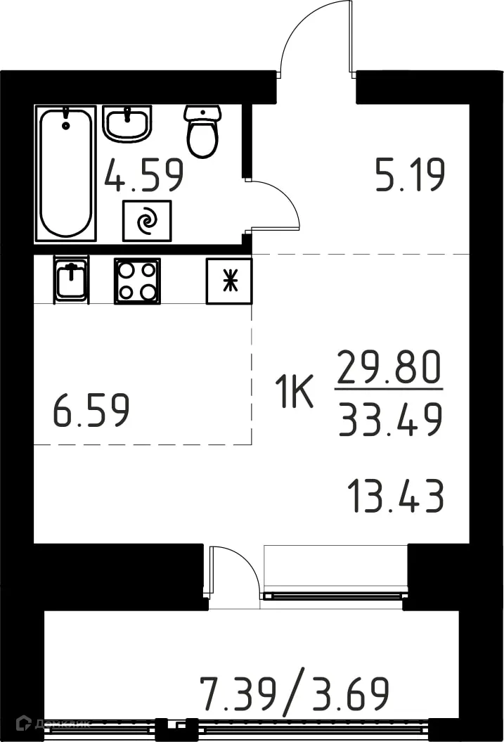 Фото квартиры в ЖК Композиция